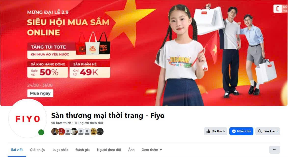 Fanpage Facebook